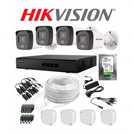  KIT 4  CAMARA HIBRIDAS+INSTALACION