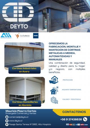 DEYTO CORTINAS METÁLICAS ANTOFAGASTA