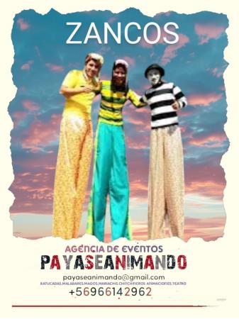 ZANQUISTAS Y MALABARISTAS PARA CELEBRACIONES