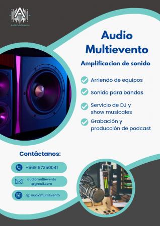 AUDIO MULTIEVENTO, SONIDO DE ALTA CALIDAD