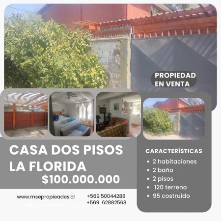 CASA DOS PISOS LA FLORIDA