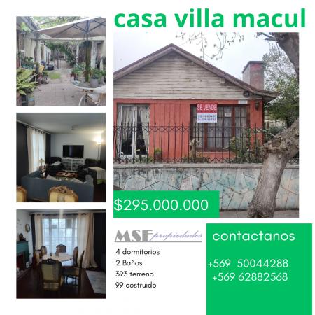CASA VILLA MACUL 