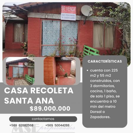 CASA RECOLETA SANTA ANA 