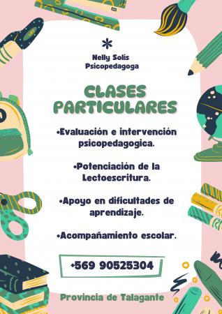 PSICOPEDAGOGA A DOMICILIO TALAGANTE 