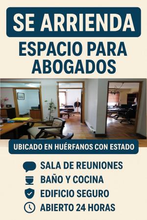 SE ARRIENDA ESPACIO PARA ABOGADOS