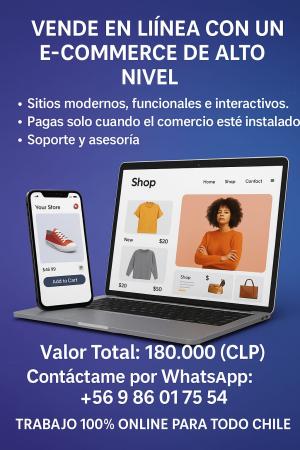 VENDE EN LINEA CON COMERCIO ELECTRÓNICO DE CALIDAD