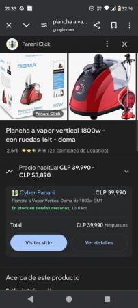 PLANCHA VERTICAL A VAPOR