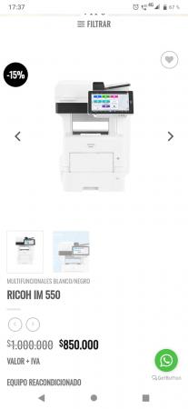 FOTOCOPIADORA RICOH IM550 