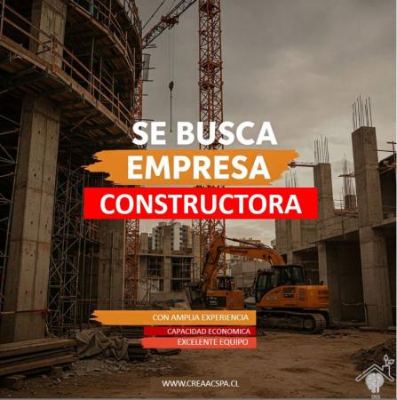 SE NECESITA EMPRESA CONSTRUCTORA CON EXPERIENCIA