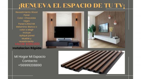 REVESTIMIENTO Y MUEBLE TV