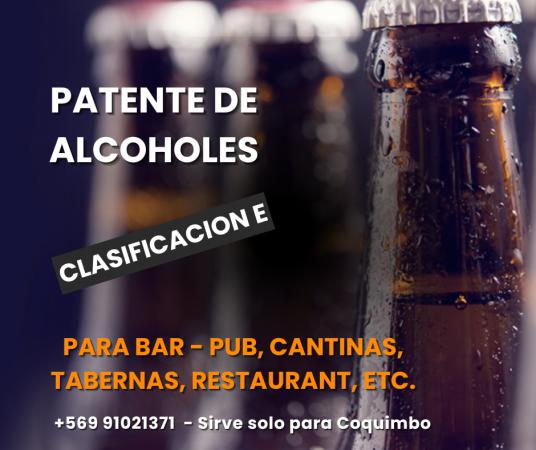 VENDO PATENTE DE ALCOHOLES EN COQUIMBO