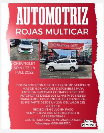 OFERTA CHEVROLET SPIN 1.8 LTZ  2022