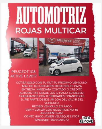 OFERTA PEUGEOT 108 FULL 1.2 ACTIVE