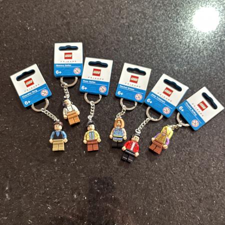 COLECCIÓN COMPLETA DE LLAVEROS DE FRIENDS (6ITEMS)