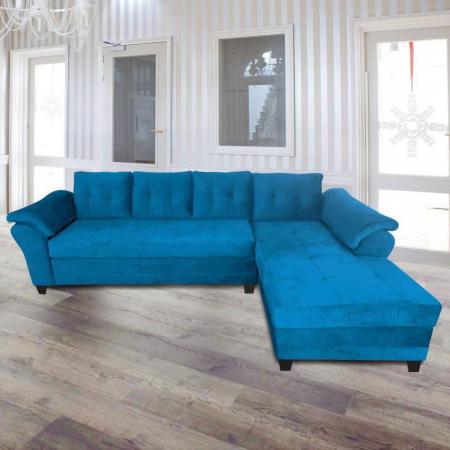 SOFA DE FELPA LIVING FACTORY CON RESORTE