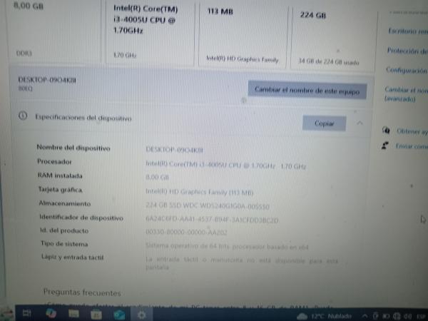 NOTEBOOK LENOVO