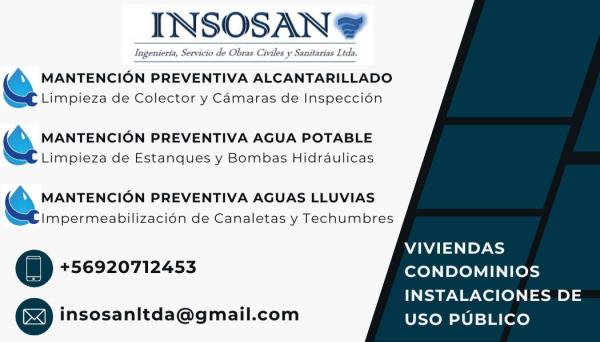 MANTENCIÓN SANITARIA PREVENTIVA