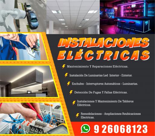 INSTALACIÓN ELÉCTRICAS MANTENIMIENTO REPARACIONES