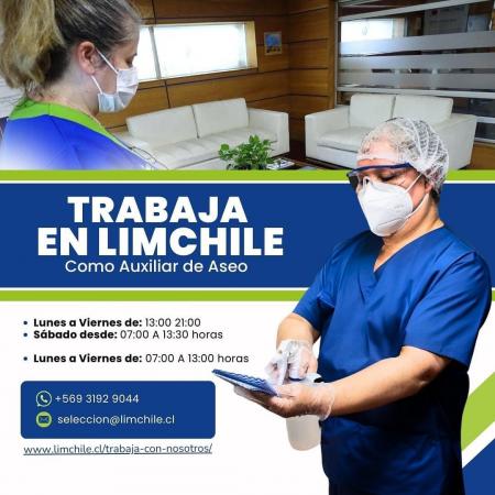AUXILIAR DE ASEO QUILICURA