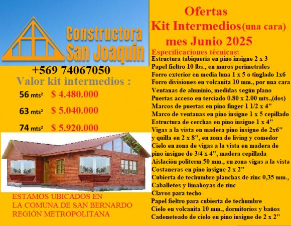 PREFABRICADA KIT INTERMEDIO HABITABLE