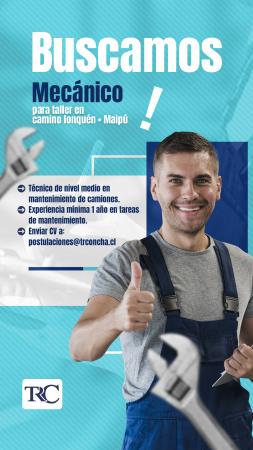 MECÁNICO / AYUDANTE MECÁNICO PARA CAMIONES