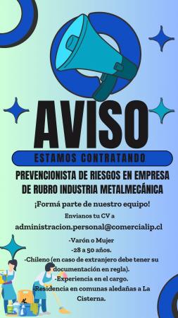 PREVENCIONISTA DE RIESGOS 