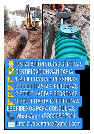 FOSA SEPTICA. REGULARIZACION