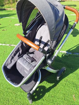 COCHE CUNA TRAVEL SYSTEM DELUXE 360° SX GRIS