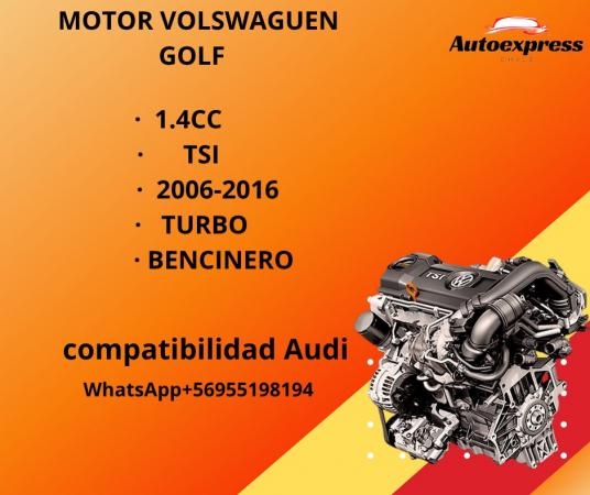 MOTOR VOLSWAGUEN GOLF 1.4 TURBO