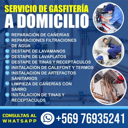 GASFITER A DOMICILIO URGENCIAS