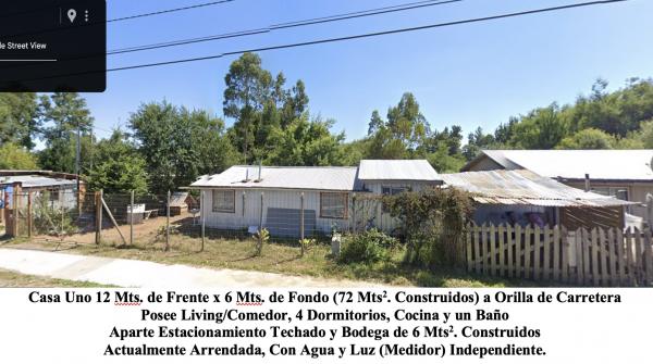 VENDO PARCELA CON TRES CASAS ORILLA DE CARRETERA - Rastro.com