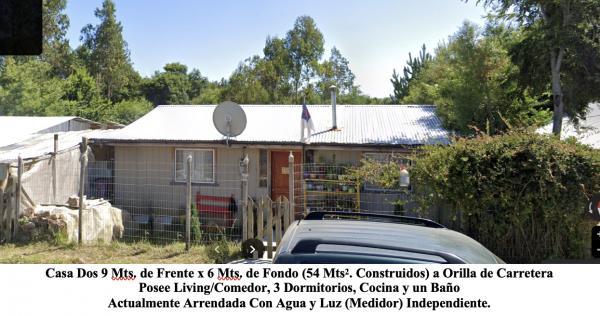 VENDO PARCELA CON TRES CASAS ORILLA DE CARRETERA - Rastro.com
